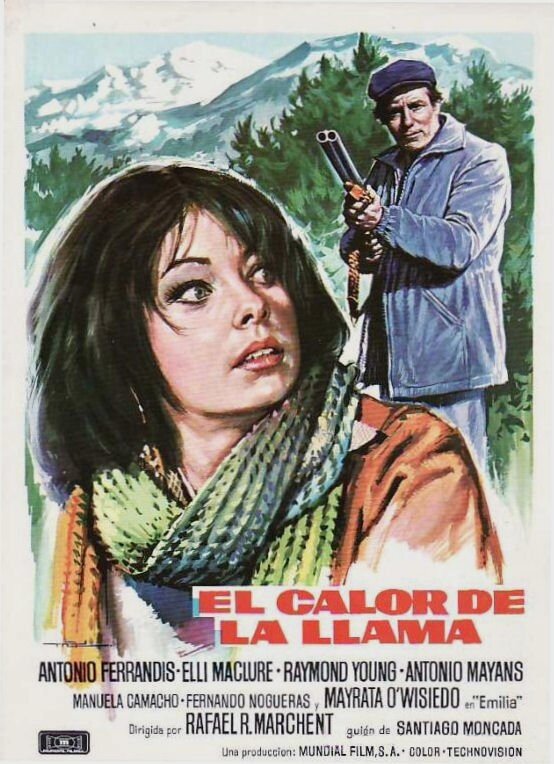 El calor de la llama (1976) постер